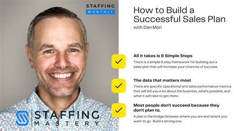 How To Build A Successful Sales Plan Dan Mori Staffing Mastery