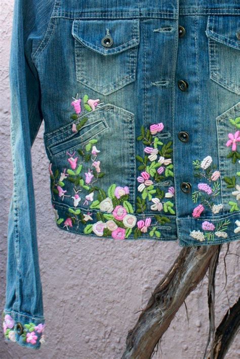 Campera Jean Bordada Buscar Con Google Embroidery Jeans Jacket Denim