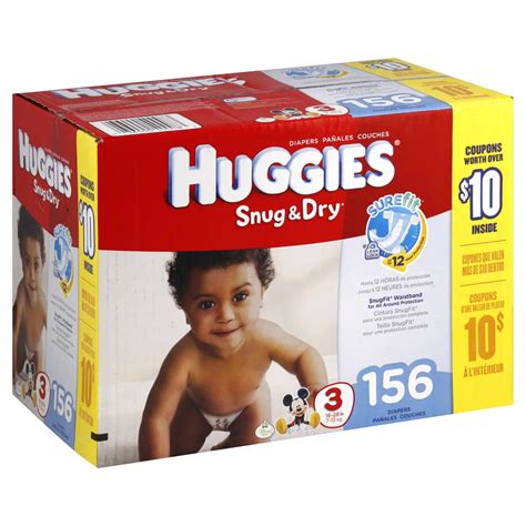 Huggies Snug Dry Disney Mickey Mouse Giant Pack Diapers Size