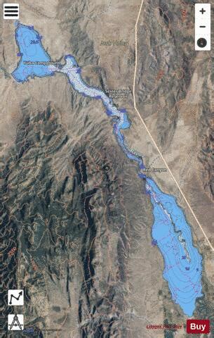 Sevier Bridge Reservoir/Yuba Lake Fishing Map | Nautical Charts App