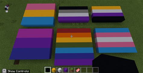 I Made Some Pride Flags In Minecraft D Minecraft