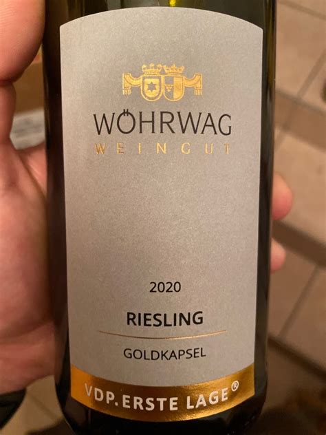 2020 Weingut Wöhrwag Untertürkheimer Herzogenberg Riesling Germany