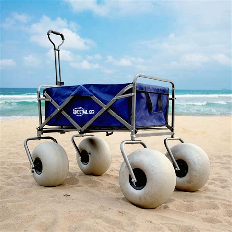 Carros De Dos Ruedas Para La Playa Carro Playa Plegable Ruedas 360º