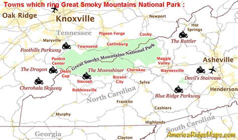 √ Tennessee National Parks Map