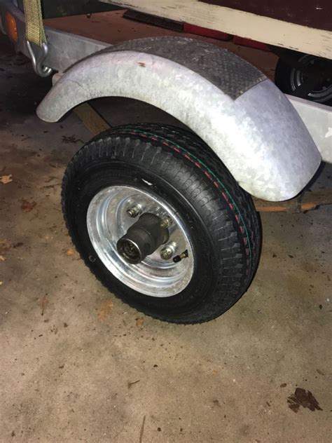 Kenda 4.80/4.00-8 Bias Trailer Tire with 8" Galvanized Wheel - 4 on 4 ...