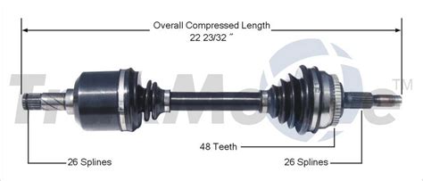 Volvo Cv Axle Shaft Front Driver Side Aftermarket Vo Surtrack