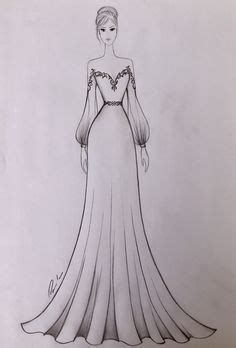 Id Es De Croquis De Robe En Croquis De Robe Dessin Stylisme