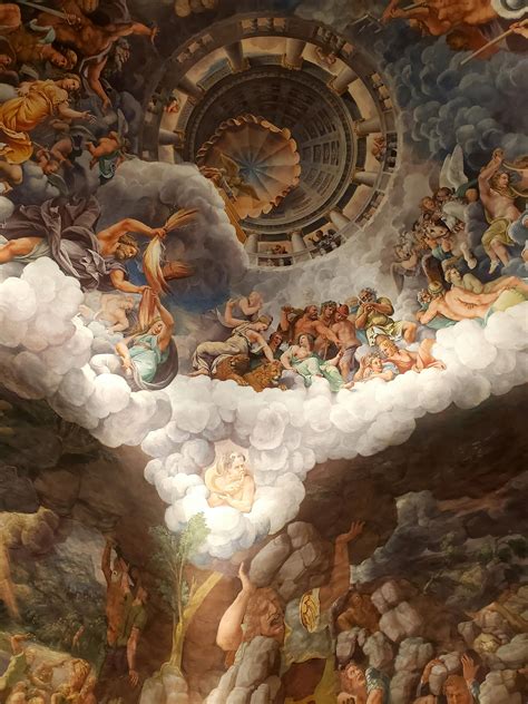 Renaissance Art Painting on Baroque Ceiling of a Church · Free Stock Photo