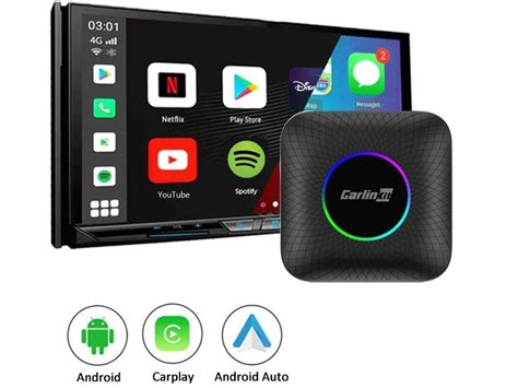 Carlinkit CarPlay Ai Box LED mit Android 13 8 128GB für original