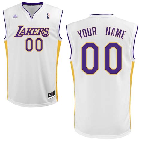 adidas LA Lakers Custom Replica Alternate Jersey - NBA Store