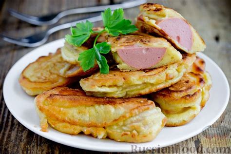 Рецепт: Жареные сардельки в кляре на RussianFood.com