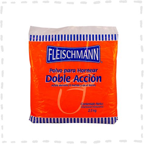 POLVO HORNEAR FLEISCHMAN 2 5 KG DOBLE ACCION Solera Co S A