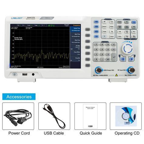 Labloot Dsa Tg Khz Ghz Spectrum Analyzer Inch Lcd Display