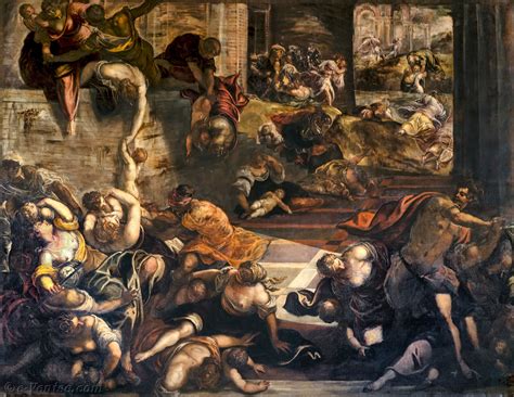 Tintoretto Massaker Unschuldige Beschneidung S Rocco Venedig