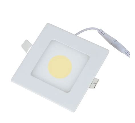 Lampara Led Panel W Cuadrada Luz Calida Techo Empotrar