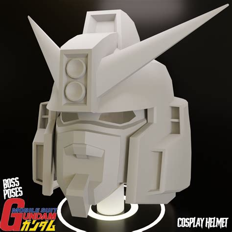 STL file GUNDAM WING - COSPLAY HELMET FULL 🤖・3D printer model to ...