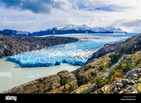 Glaciar Greypatagonia Chile Un Glaciar En El Campo De Hielo Patagónico Sur La Cordillera