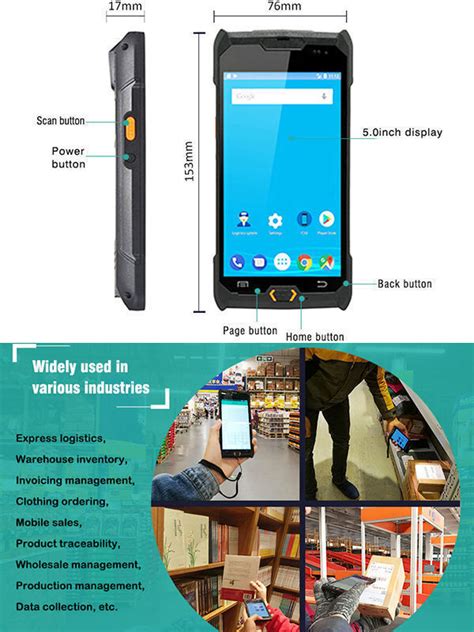 buy wholesale china nfc  android  handheld pda   barcode