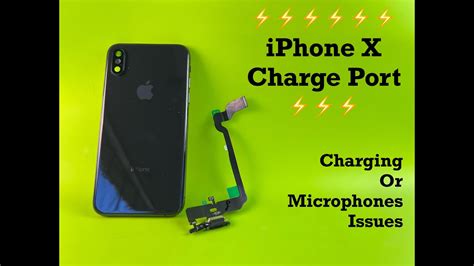 Iphone X Charging Port Replacement Diy Tutorial Nothing Left Out