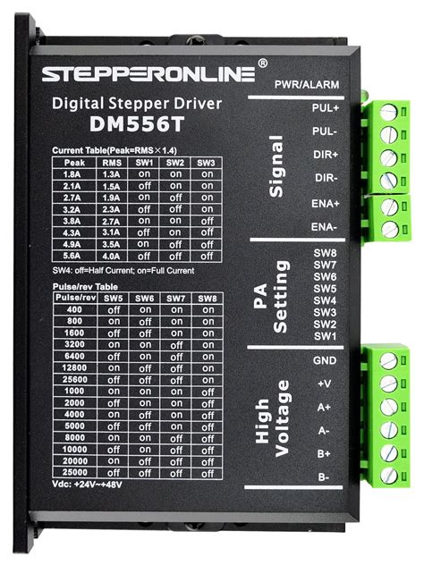 Stepperonline Dm T Digitaler Schrittmotor Treiber A Vdc