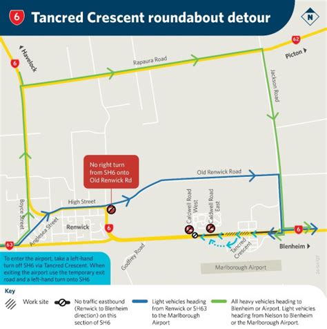 Detour Changes Planned For State Highway Marlborough Roundabout