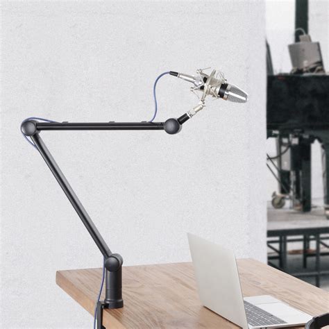 Alterzone Arm M Professional Microphone Boom Arm Stand Black Desk