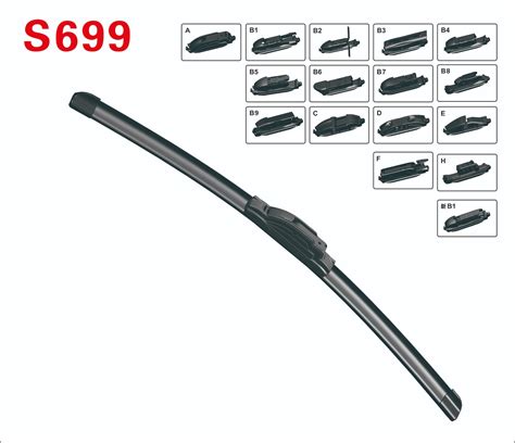 Universal Front Wiper Blade Soft Frameless Auto Car Windshield Wiper