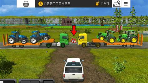 New John Deere Vs New Holland With Delivered In Fs16 Fs16 MULTIPLAYER