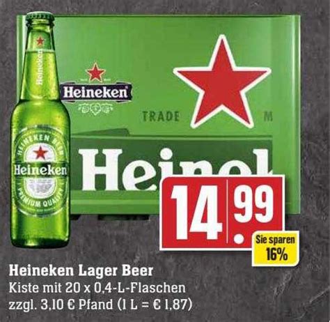 Heineken Lager Beer Angebot Bei Scheck In Center Prospekte De