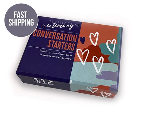 Ultimate Intimacy Conversation Starters Card Deck Couples Card Games