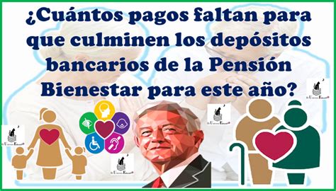 ≫ ¿cuántos Pagos Faltan Para Que Culminen Los Depósitos Bancarios De La Pensión Bienestar Para