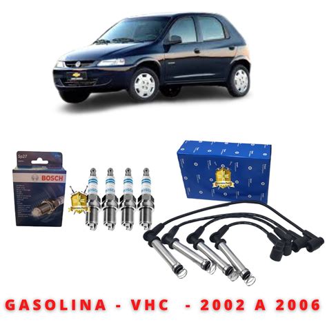 Kit Cabo E Vela Celta 1 0 VHC 2002 2003 2004 2005 2006 Somente Gasolina