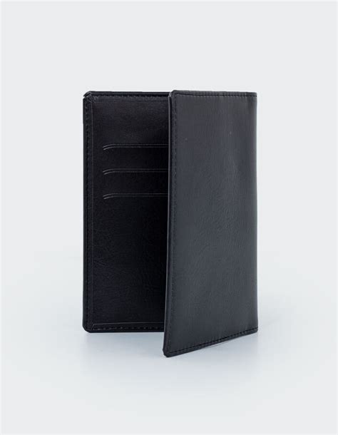 Mens Black Passport Cover