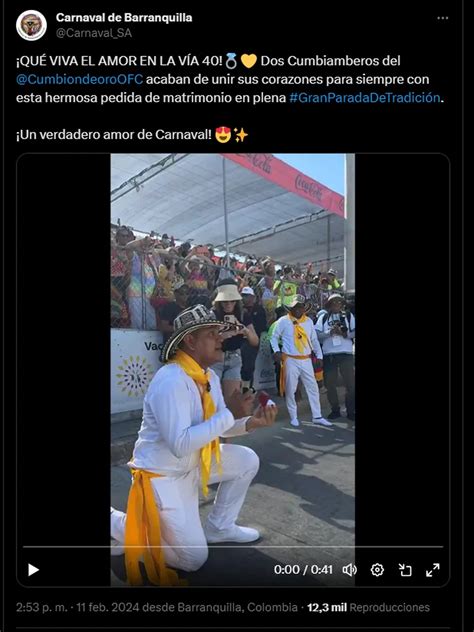 Carnaval De Barranquilla Pareja Protagonizó Fuerte Discusión En Plena Celebración Y Llovieron