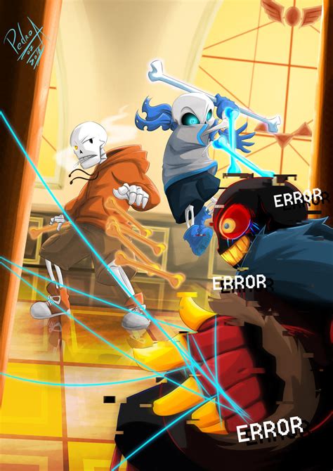 Swap!Skelebros VS Error!Sans by Pedrokys000 on DeviantArt