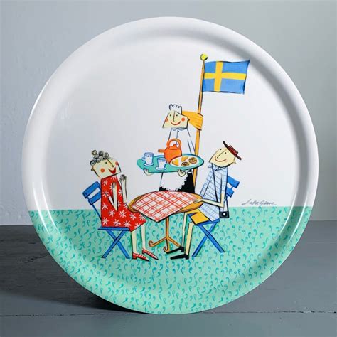 Rundes Tablett Bengtandlotta I Handwerk Und Design Aus Schweden Mys