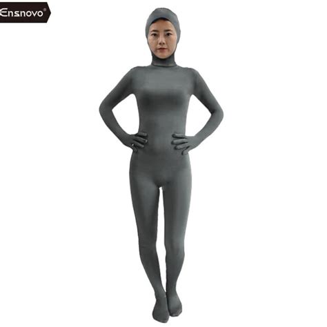 Aliexpress Buy Ensnovo Women Lycra Bodysuit Custom Skin Full Body