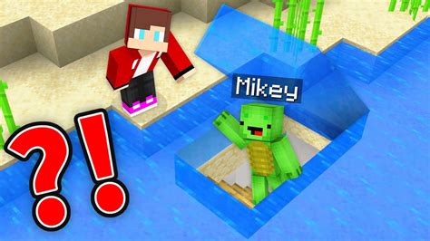 Jj Found Mikey Secret Water Base In Minecraft Maizen Youtube