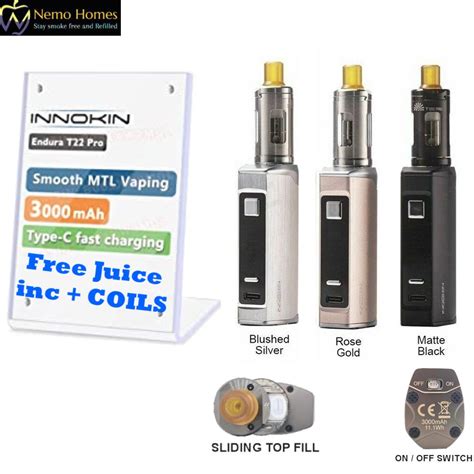 Innokin Endura T22 Pro Kit Nemo Homes Vape Shop