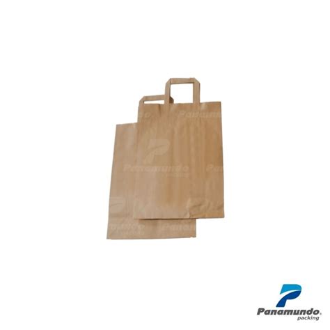 BOLSA DE PAPEL KRAFT CON ASA 30 X 24 X 10 02 Panamundo Packing