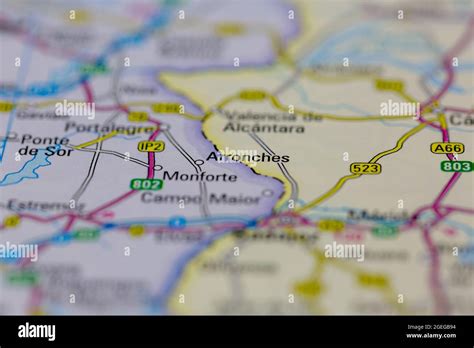 Map Of Arronches Hi Res Stock Photography And Images Alamy