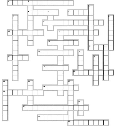 Free Printable Math Crossword Puzzles – Printable Template Calendar