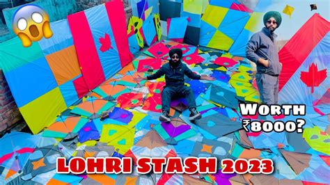 LOHRI KITE STASH 2023 Buying 6 Tawa Kites For Lohri Lohri