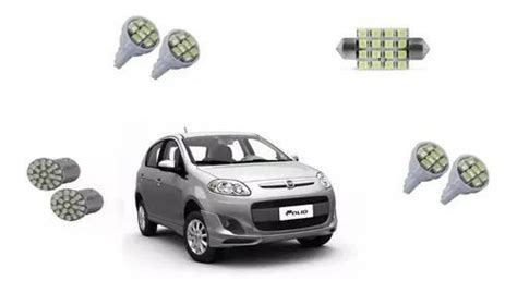 Kit L Mpada Led Fiat Palio G Teto Placa R Pingo Autovex