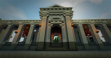 Neoclassical Colonnade Memorial Minecraft Map