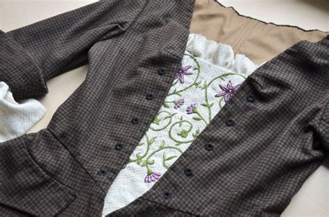 Making An 18th Century “undress” Costume The Jacket 18th Century