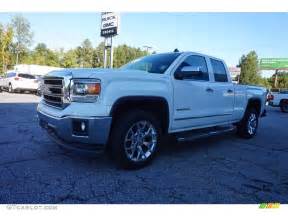 2014 Summit White Gmc Sierra 1500 Slt Double Cab 4x4 115896048 Photo