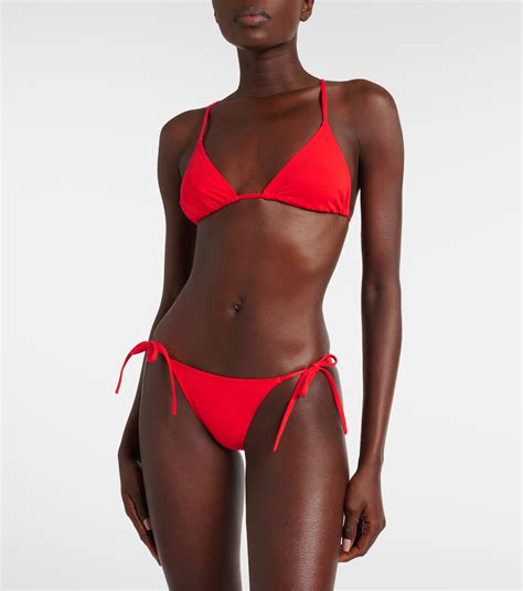 Mouna Bikini Top In Red Eres Mytheresa