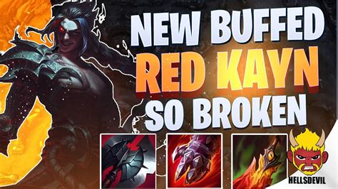 WILD RIFT BUFFED RED KAYN BROKEN Challenger Kayn Gameplay