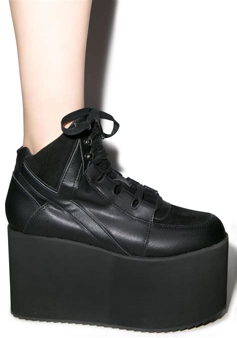 Y.R.U. Qozmo Hi Platform Sneakers | Dolls Kill